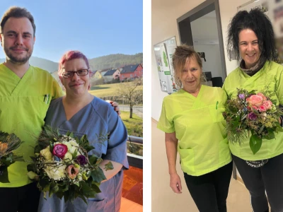 Anne, Monique und Eric feiern Ihre Jubiläen