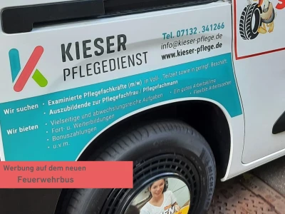 Werbung Feurwehr Homepage